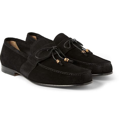 gucci suede penny loafers|gucci loafers tweed.